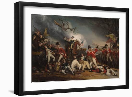 The Death of General Mercer at the Battle of Princeton, January 3, 1777-John Trumbull-Framed Giclee Print