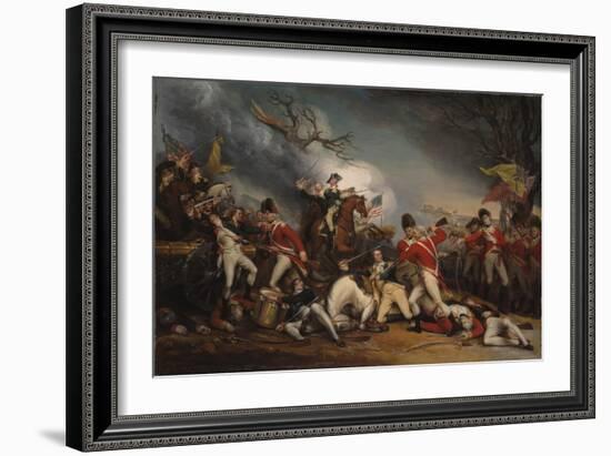 The Death of General Mercer at the Battle of Princeton, January 3, 1777-John Trumbull-Framed Giclee Print