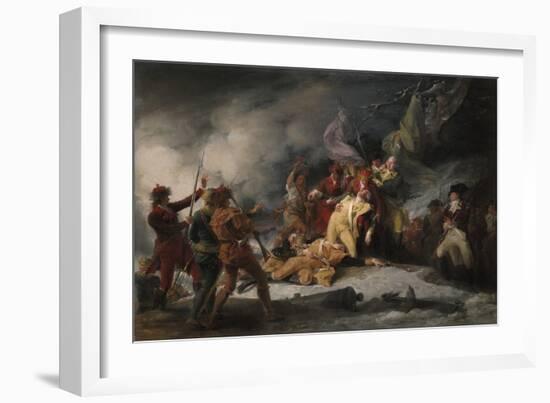 The Death of General Montgomery in the Attack on Quebec, December 31, 1775, 1786-John Trumbull-Framed Giclee Print