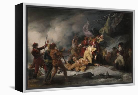 The Death of General Montgomery in the Attack on Quebec, December 31, 1775, 1786-John Trumbull-Framed Premier Image Canvas