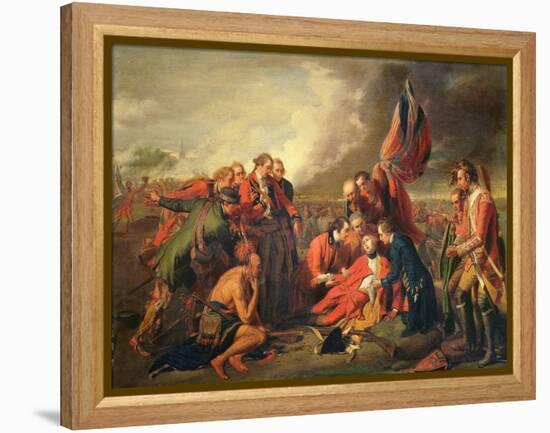 The Death of General Wolfe (1727-59), C.1771-Benjamin West-Framed Premier Image Canvas