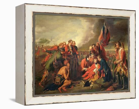 The Death of General Wolfe (1727-59), C.1771-Benjamin West-Framed Premier Image Canvas