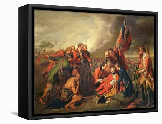 The Death of General Wolfe (1727-59), C.1771-Benjamin West-Framed Premier Image Canvas