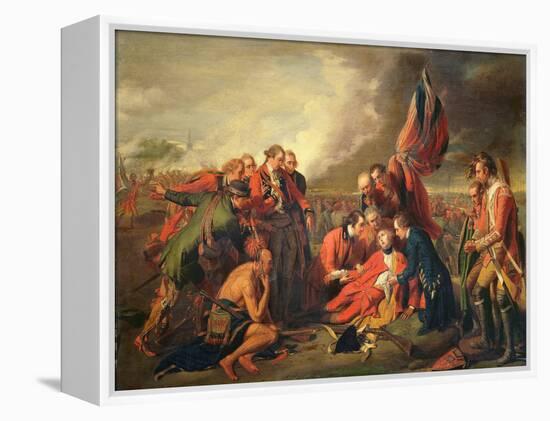 The Death of General Wolfe (1727-59), C.1771-Benjamin West-Framed Premier Image Canvas