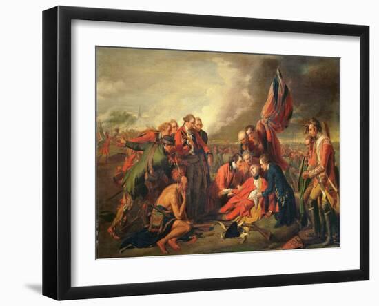 The Death of General Wolfe (1727-59), C.1771-Benjamin West-Framed Giclee Print