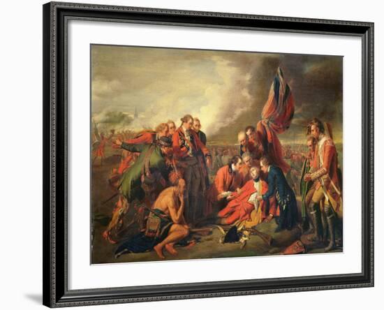 The Death of General Wolfe (1727-59), C.1771-Benjamin West-Framed Giclee Print