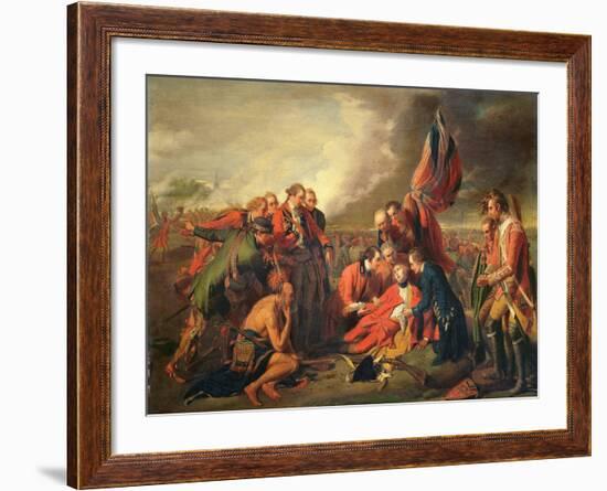 The Death of General Wolfe (1727-59), C.1771-Benjamin West-Framed Giclee Print