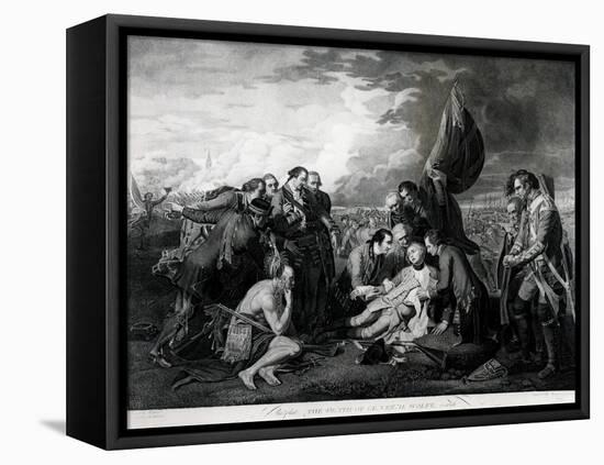 The Death of General Wolfe 1759-Benjamin West-Framed Premier Image Canvas