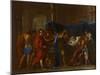 The Death of Germanicus, 1627-Nicolas Poussin-Mounted Giclee Print