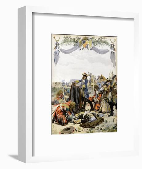 The Death of Henri De La Tour D'Auvergne, Vicomte De Turenne-Maurice Leloir-Framed Art Print