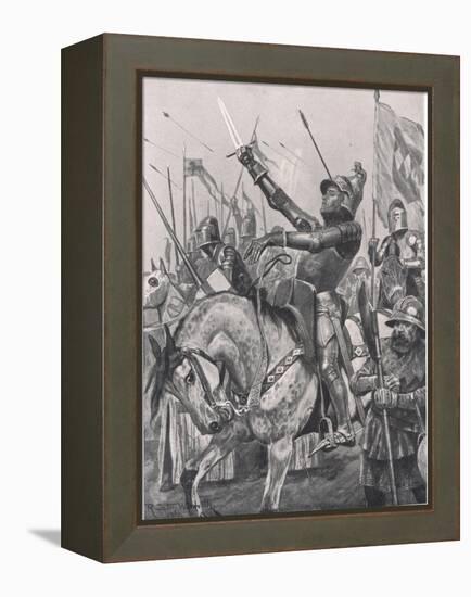 The Death of Henry Hotspur, 21st July 1403, Illustration from 'British Battles on Land and Sea',…-Richard Caton Woodville-Framed Premier Image Canvas