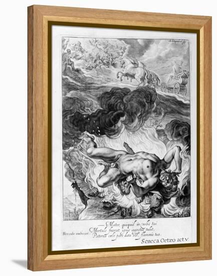 The Death of Hercules, 1655-Michel de Marolles-Framed Premier Image Canvas