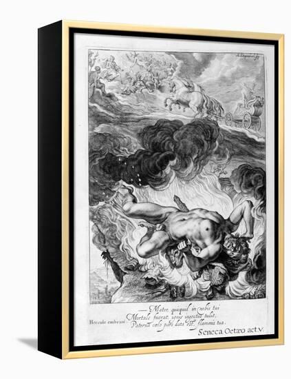 The Death of Hercules, 1655-Michel de Marolles-Framed Premier Image Canvas