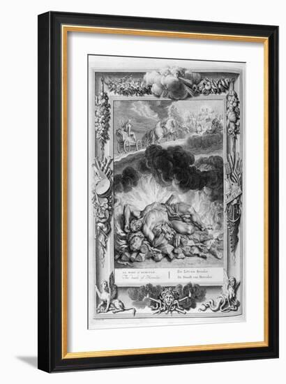 The Death of Hercules, 1733-Bernard Picart-Framed Giclee Print