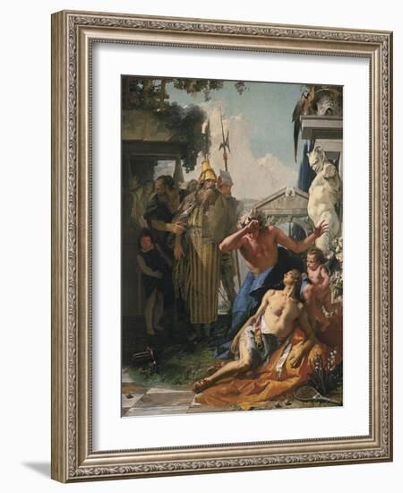 The Death of Hyacinthus, C.1753-Giambattista Tiepolo-Framed Giclee Print