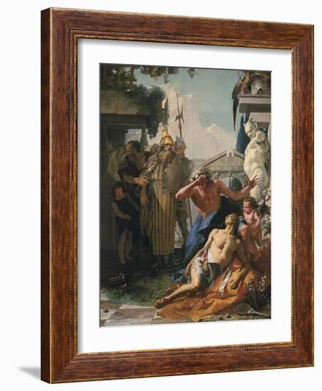 The Death of Hyacinthus, C.1753-Giambattista Tiepolo-Framed Giclee Print