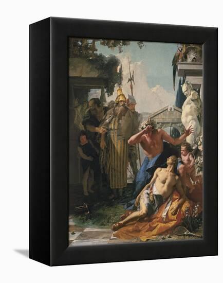 The Death of Hyacinthus, C.1753-Giambattista Tiepolo-Framed Premier Image Canvas