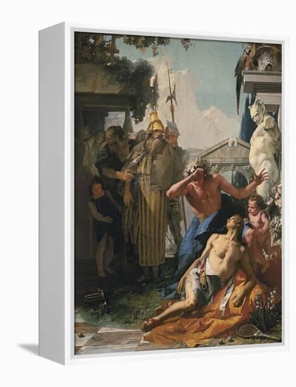 The Death of Hyacinthus, C.1753-Giambattista Tiepolo-Framed Premier Image Canvas