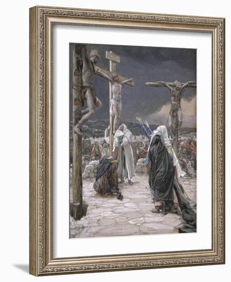 The Death of Jesus, Illustration for 'The Life of Christ', C.1884-96-James Tissot-Framed Giclee Print