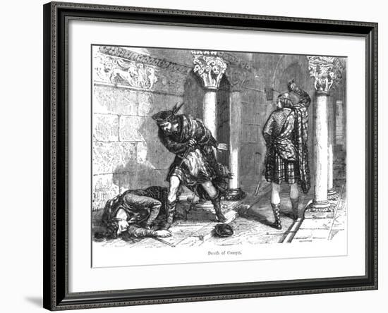 The Death of John Comyn, the Younger-Felix Philippoteaux-Framed Giclee Print