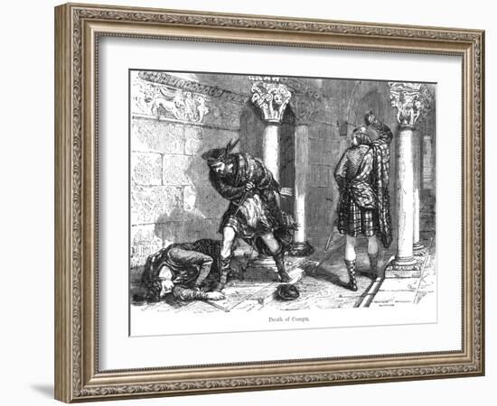 The Death of John Comyn, the Younger-Felix Philippoteaux-Framed Giclee Print