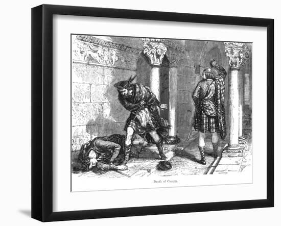 The Death of John Comyn, the Younger-Felix Philippoteaux-Framed Giclee Print