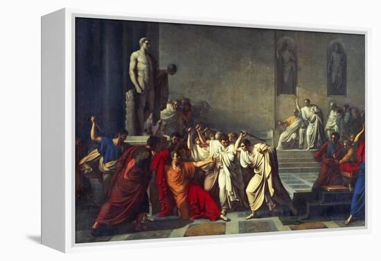 The Death of Julius Caesar, 1793-99-Vincenzo Camuccini-Framed Premier Image Canvas