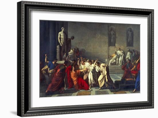 The Death of Julius Caesar, 1793-99-Vincenzo Camuccini-Framed Giclee Print