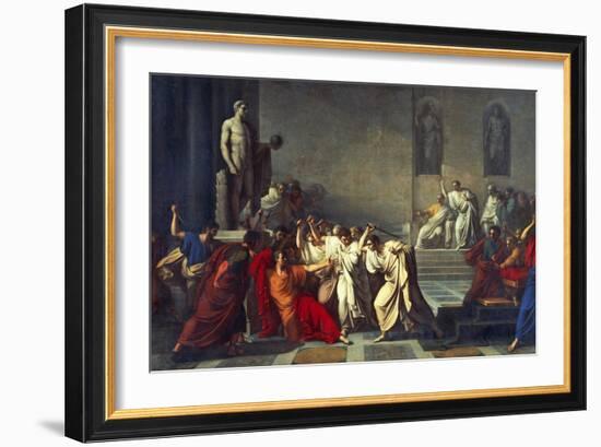 The Death of Julius Caesar, 1793-99-Vincenzo Camuccini-Framed Giclee Print