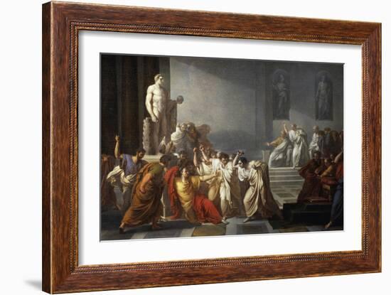 The Death of Julius Caesar, 1805-1806-Vincenzo Camuccini-Framed Giclee Print