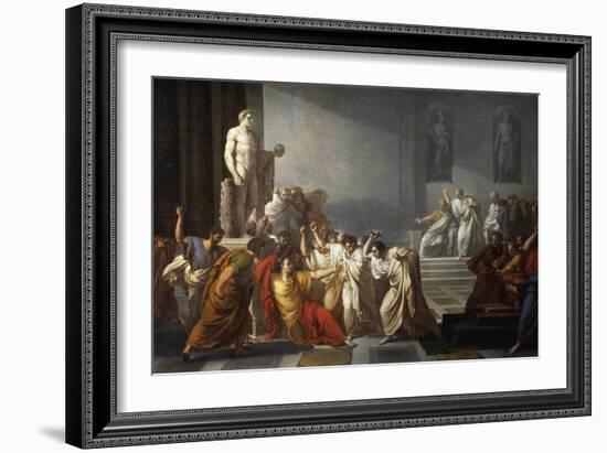 The Death of Julius Caesar, 1805-1806-Vincenzo Camuccini-Framed Giclee Print