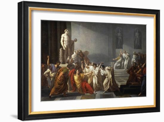 The Death of Julius Caesar, 1805-1806-Vincenzo Camuccini-Framed Giclee Print