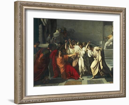 The Death of Julius Caesar, 1805-1806-Vincenzo Camuccini-Framed Giclee Print