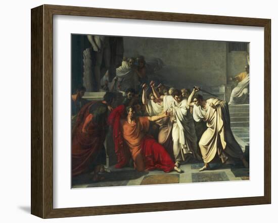 The Death of Julius Caesar, 1805-1806-Vincenzo Camuccini-Framed Giclee Print