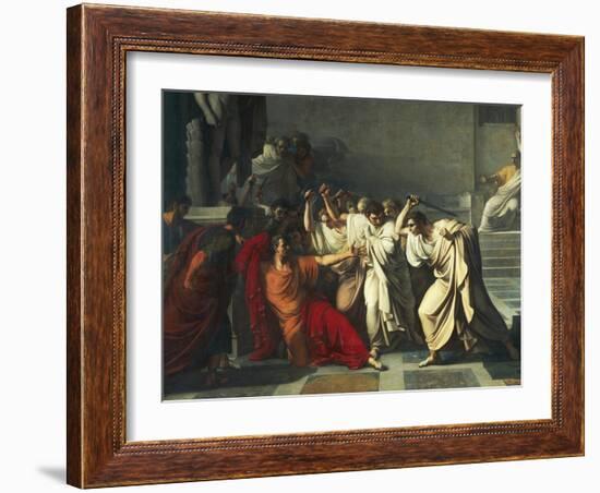 The Death of Julius Caesar, 1805-1806-Vincenzo Camuccini-Framed Giclee Print