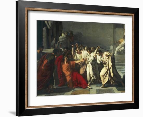 The Death of Julius Caesar, 1805-1806-Vincenzo Camuccini-Framed Giclee Print