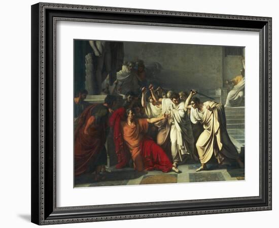 The Death of Julius Caesar, 1805-1806-Vincenzo Camuccini-Framed Giclee Print