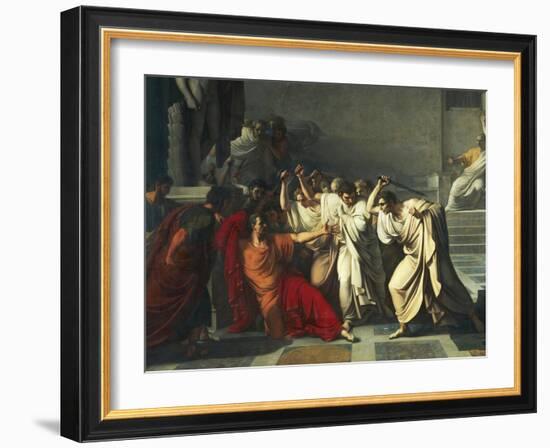 The Death of Julius Caesar, 1805-1806-Vincenzo Camuccini-Framed Giclee Print