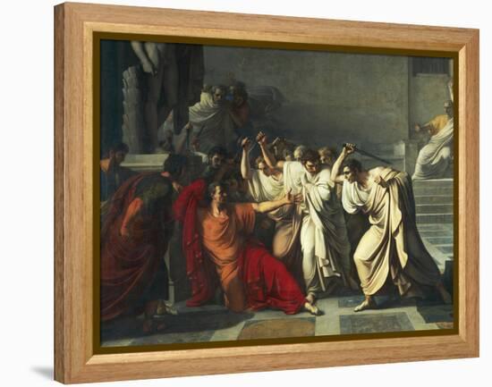 The Death of Julius Caesar, 1805-1806-Vincenzo Camuccini-Framed Premier Image Canvas