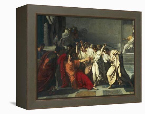 The Death of Julius Caesar, 1805-1806-Vincenzo Camuccini-Framed Premier Image Canvas