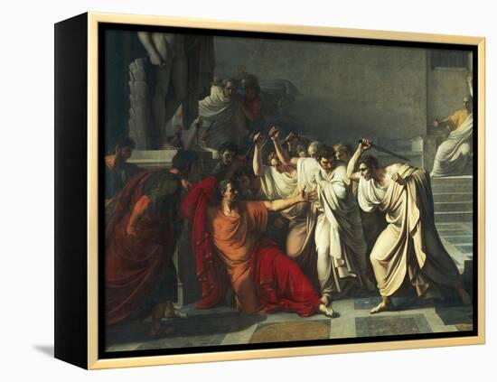 The Death of Julius Caesar, 1805-1806-Vincenzo Camuccini-Framed Premier Image Canvas