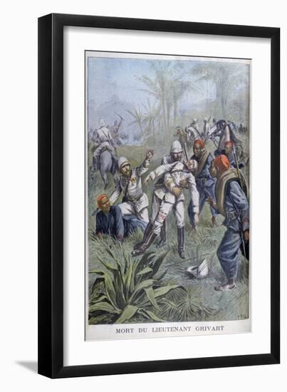 The Death of Lieutenant Grivart, Niger, 1899-Henri Meyer-Framed Giclee Print