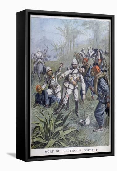 The Death of Lieutenant Grivart, Niger, 1899-Henri Meyer-Framed Premier Image Canvas