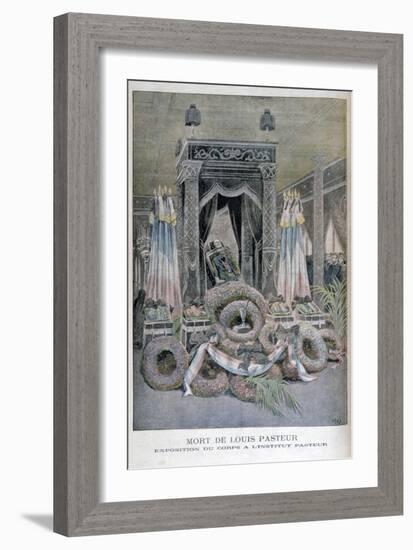 The Death of Louis Pasteur, French Chemist, 1895-Henri Meyer-Framed Giclee Print