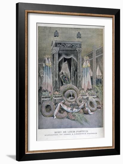 The Death of Louis Pasteur, French Chemist, 1895-Henri Meyer-Framed Giclee Print