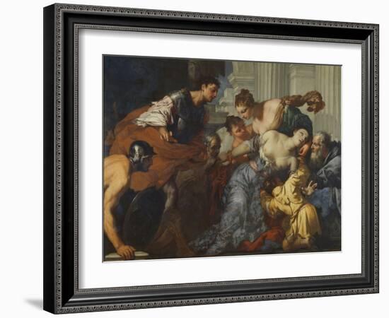 The Death of Lucretia, 17Th Century (Oil on Canvas)-Antonio Zanchi-Framed Giclee Print