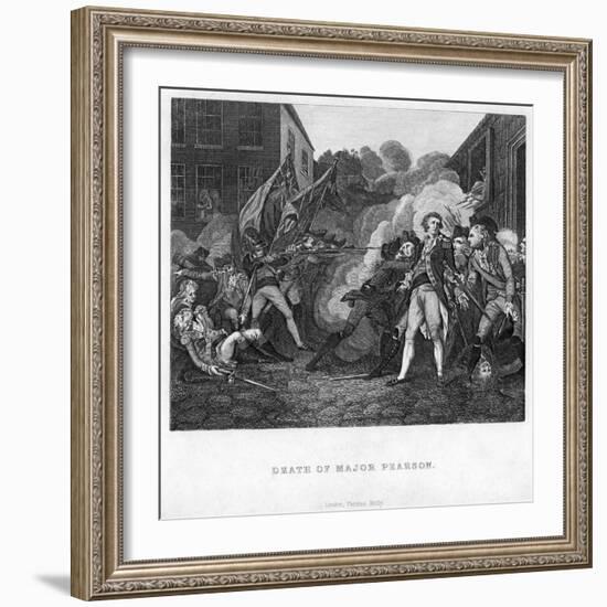 The Death of Major Pearson, C1782-C1784-John Singleton Copley-Framed Giclee Print