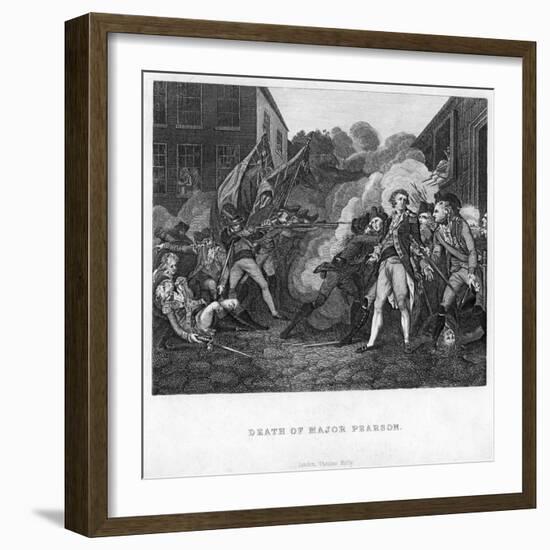 The Death of Major Pearson, C1782-C1784-John Singleton Copley-Framed Giclee Print