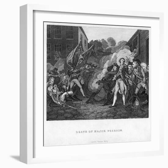 The Death of Major Pearson, C1782-C1784-John Singleton Copley-Framed Giclee Print