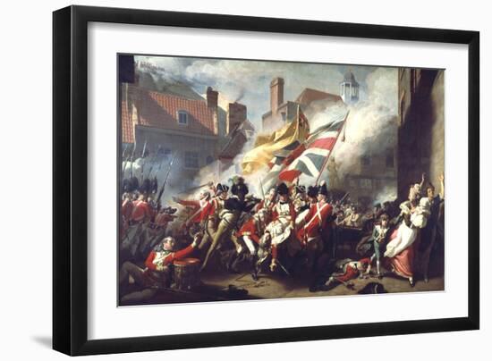 The Death of Major Peirson, 6 January 1781, 1783-John Singleton Copley-Framed Giclee Print